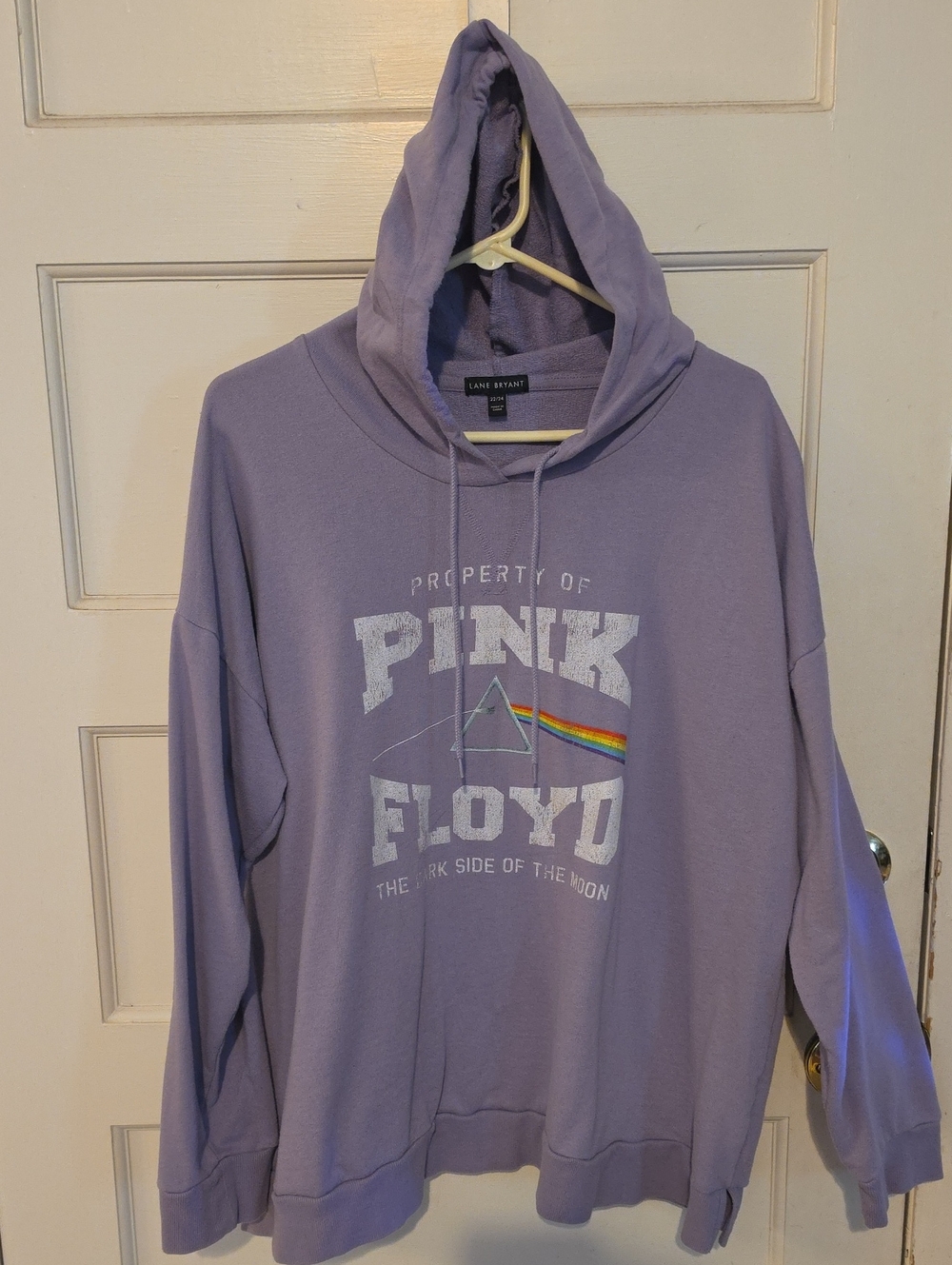 Lane Bryant Lavender Pink Floyd Graphic Hoodie